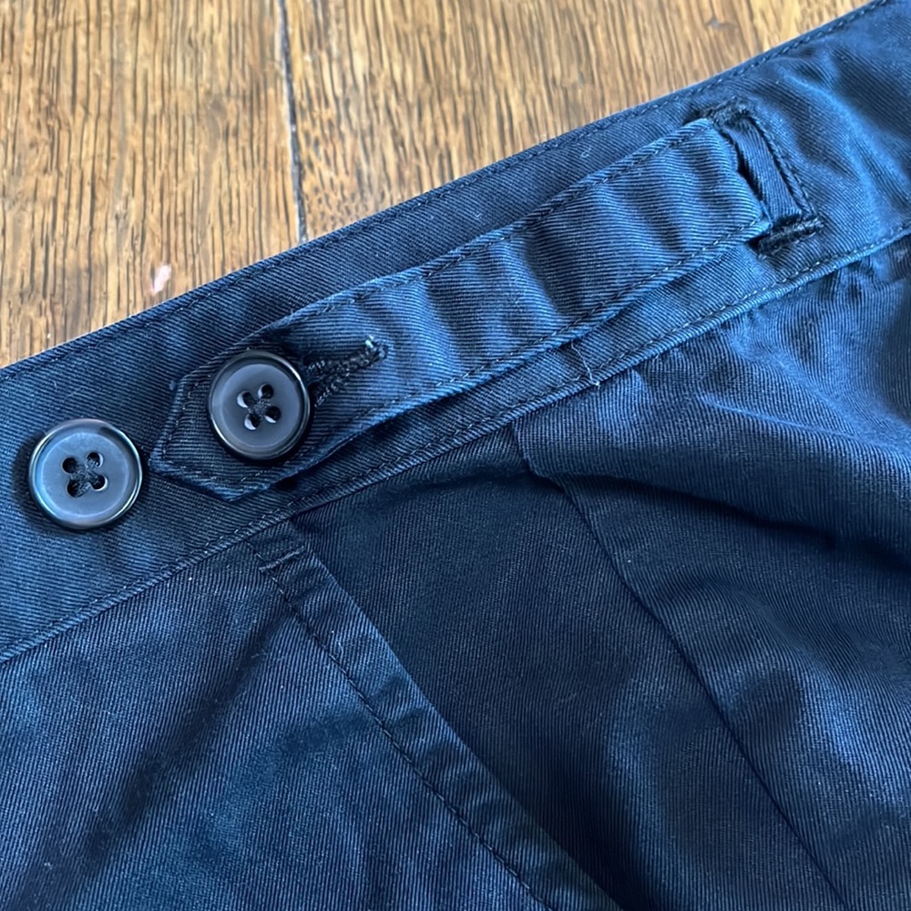 Lands End Dark Navy Crops Size 18 - Picture 2 of 7